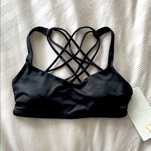 Lululemon Free to be Wild Bra Camo Sz 6